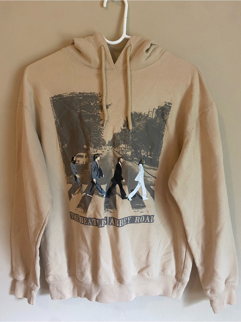 The Beatles Beige Abbey Road Pullover Hoodie